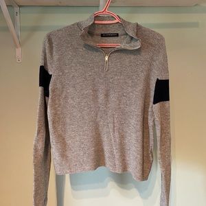 Chandail manche longue gris brandy melville